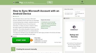 
                            12. How to Sync Microsoft Account with an Android Device: 15 Steps