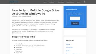 
                            10. How to Sync Multiple Google Drive Accounts in Windows 10 - iTechtics