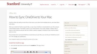 
                            11. How to Sync OneDrive to Your Mac | University IT