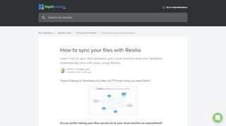 
                            3. How to sync your files with BTSync (Resilio) | RapidSeedbox: Help ...