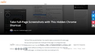 
                            10. How to Take a Full-Page Screenshot - Zapier