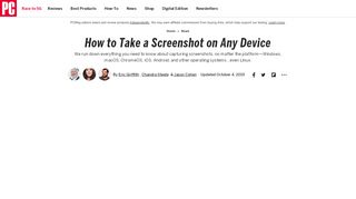 
                            11. How to Take a Screenshot on Any Device | PCMag.com