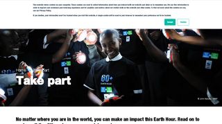 
                            3. How to take part | Earth Hour