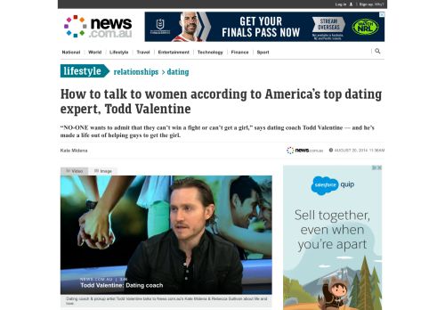 
                            10. How to talk to women according to America's top dating expert, Todd ...