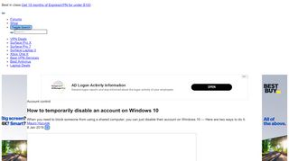 
                            8. How to temporarily disable an account on Windows 10 | Windows ...