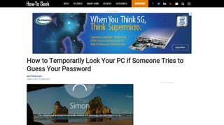
                            9. How to Temporarily Lock Your PC if Someone Tries to Guess Your ...
