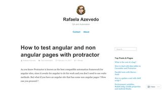 
                            9. How to test angular and non angular pages with protractor – Rafaela ...