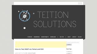 
                            11. How to Test IMAP via Telnet and SSH « Application & Program Tips ...