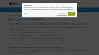 
                            6. How to test your email with Telnet | 123 Reg Support