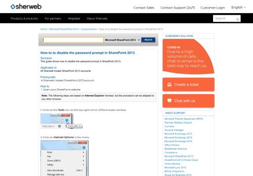 
                            13. How to to disable the password prompt in SharePoint 2013 : Microsoft ...