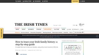 
                            8. How to trace your Irish family history: a step-by-step guide