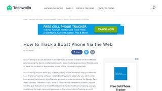 
                            9. How to Track a Boost Phone Via the Web | Techwalla.com