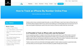 
                            5. How to Track an iPhone By Number Online Free - FamiSafe