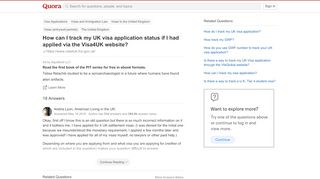 
                            6. How to track my UK visa application status if I had applied via ...