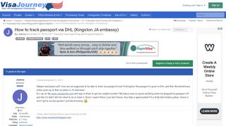 
                            12. How to track passport via DHL (Kingston JA embassy) - K-1 Fiance(e ...