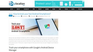 
                            10. How to track your lost Android Smartphone? - IP Location