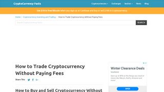 
                            12. How to Trade Cryptocurrency Without Paying Fees - CryptoCurrency ...