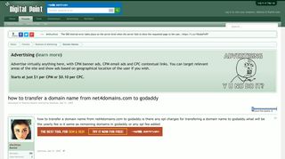 
                            11. how to transfer a domain name from net4domains.com to godaddy ...