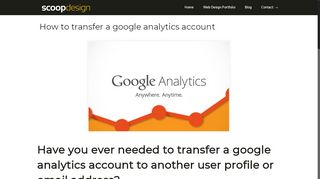 
                            10. How to transfer a google analytics account - Scoop Design