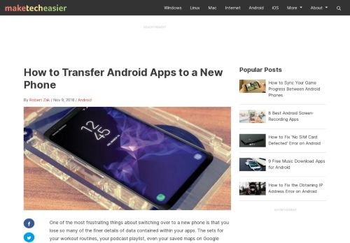 
                            13. How to Transfer Android Apps to a New Phone - Make Tech ...