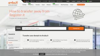 
                            8. How to transfer away from Register.it | Aruba Hosting