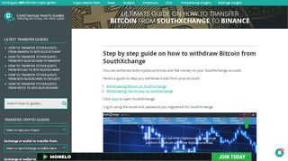 
                            6. How to transfer Bitcoin from SouthXchange to Binance ...