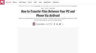 
                            11. How to Transfer Files Between Your PC and Phone Via AirDroid ...