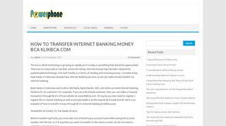 
                            13. HOW TO TRANSFER INTERNET BANKING MONEY BCA KLIKBCA ...