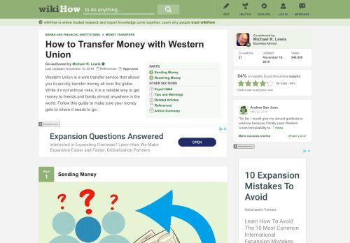 
                            12. How to Transfer Money with Western Union: Expert Financial Advice