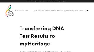 
                            12. How to Transfer your DNA Test Results to myHeritage for FREE ...