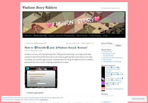 
                            8. How to Transfer   your Fashion Story   Account! | Fas ...