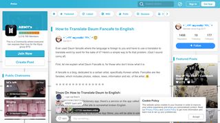 
                            10. How to Translate Daum Fancafe to English | ARMY's Amino