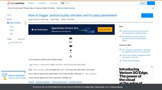 
                            2. How to trigger Jenkins builds remotely and to pass parameters ...
