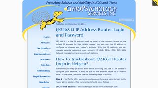
                            4. How to troubleshoot 192.168.1.1 Router Login in Netgear? « Gyro ...