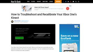 
                            11. How to Troubleshoot and Recalibrate Your Xbox One's Kinect