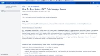 
                            12. How To Troubleshoot BPC Data Manager Issues - Enterprise ...