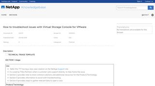 
                            9. How to troubleshoot issues with Virtual Storage Console for VMware