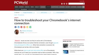 
                            8. How to troubleshoot your Chromebook's internet connection | PCWorld