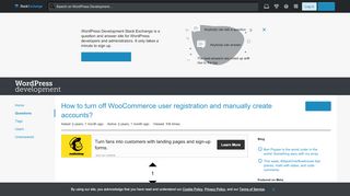 
                            5. How to turn off WooCommerce user registration and manually create ...