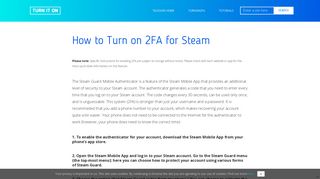 
                            8. How to Turn On 2FA for Steam | Turn It On