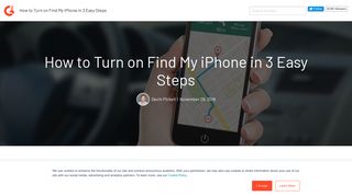 
                            11. How to Turn on Find My iPhone in 3 Easy Steps