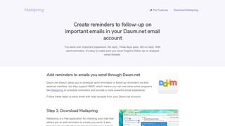 
                            5. How to turn on reminders for your Daum.net email account - Mailspring