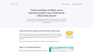 
                            4. How to turn on reminders for your Go4more.de (1&1) email account