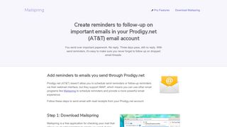 
                            8. How to turn on reminders for your Prodigy.net (AT&T) email account