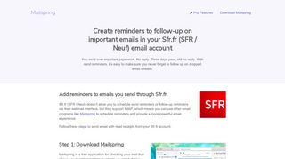 
                            6. How to turn on reminders for your Sfr.fr (SFR / Neuf) email account
