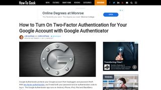 
                            10. How to Turn On Two-Factor Authentication for Your Google Account ...