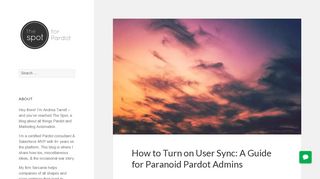 
                            11. How to Turn on User Sync: A Guide for Paranoid Pardot Admins | The ...