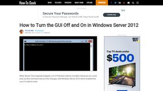 
                            5. How to Turn the GUI Off and On in Windows Server 2012