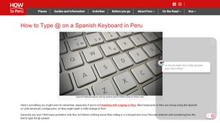 
                            6. How to Type @ on a Spanish Keyboard in Peru - How to Peru