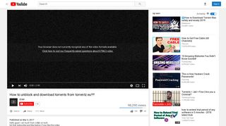 
                            5. How to unblock and download torrents from torrentz.eu!!!! - YouTube